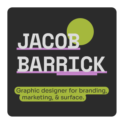 Jacob Barrick, graphic designer